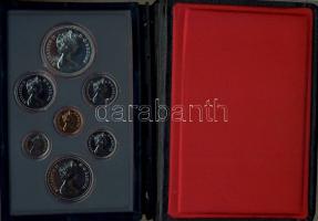 Kanada 1979. 1c-1$ 6klf db + 1$ Ag "Griffon-hajó", exkluzív szettben T:PL