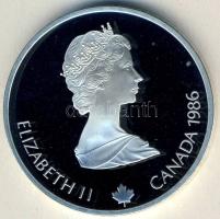 Kanada 1986. 20$ Ag "Téli olimpia-biatlon" T:PP