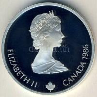 Kanada 1986. 20$ Ag "Téli olimpia-síugrás" T:PP