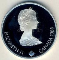 Kanada 1986. 20$ Ag "Téli olimpia-síelés" T:PP