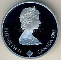 Kanada 1985. 20$ Ag "Téli olimpia-síelés" T:PP