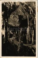1938 Aggtelek-Jósvafő, Baradla cseppkőbarlang, Pokol torka. Kessler Hubert felvétele (fl)