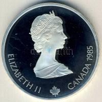 Kanada 1985. 20$ Ag "Téli olimpia-gyorskorcsolya" T:PP