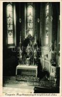 Veszprém, Angolkisasszonyok temploma, oltár, belső