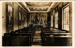 1935 Kiskunfélegyháza, Constantinum Római katolikus Leánynevelő intézet kápolnája, belső (fl)