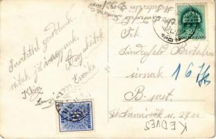 1940 Hajdúszoboszló, gyógyfürdő, fürdőzők csoportja. Czeglédy photo (fa)