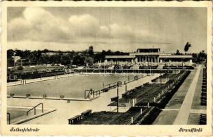 1942 Székesfehérvár, Strandfürdő, medence (EK)