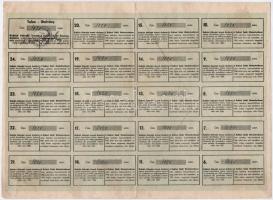 Csehszlovákia / Kassa 1935. "Kosicei Zsidó Hitelszövetkezet" névre szóló részvénye 100K-ró...