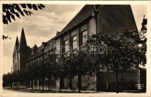 1938 Kiskunhalas, Központi állami elemi iskola. Özv. Pressburger Ferencné kiadása (vágott / cut)