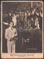 1936 A Modern Olimpiai Játékok, az Újság melléklete a berlini olimpiáról, sok képpel, hajtott, 16p