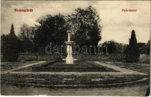 1916 Harkányfürdő, Park. Feiler Mariska kiadása (fl)