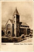 1935 Kalocsa, Külvárosi Szent Imre templom (vágott / cut)