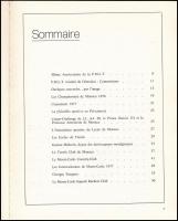 1977 Federation Monegasque de Lawn Tennis Monaco évkönyv, képekkel, 57p