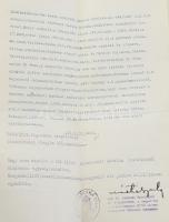 cca 1927-1971 Árpássy Gyula (1904-1974) pedagógus, tanulmányi felügyelő papírhagyatéka, benne a vall...