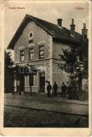 1918 Okány (Békés), vasútállomás (EK)