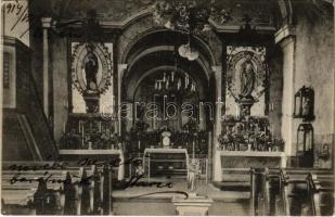 1914 Budapest VIII. Szent Rókus plébániatemplom, belső. Kapható a sekrestyésnél (EK)