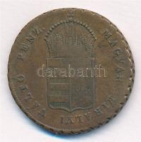 1849NB 1kr Cu T:2- verőtő-repedés 
Adamo B1.1