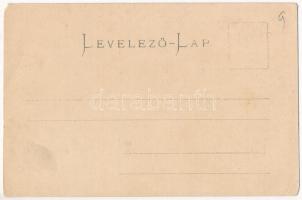 Bánfalva, Sopronbánfalva, Wandorf; Josef Nagy Art Nouveau, floral (EK)