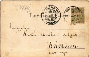 Vihnye, Vihnyefürdő, Kúpele Vyhne; madártávlatból. Joerges Ágost özv. és fia kiadása / general view,...