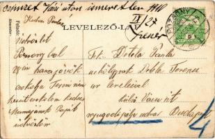 1910 Pozsony, Pressburg, Bratislava; Mária Lourdes-i barlang / Maria Lourdes Grotte / grotto, sanctu...