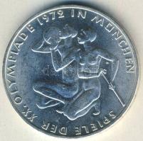 NSZK 1972D 10M Ag "Olimpia-játékosok" T:2/2+