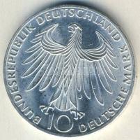 NSZK 1972J 10M Ag "Olimpia-játékosok" T:2/2+