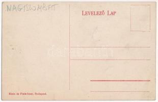 Nagyszombat, Trnava; Első magyar általános biztosító, Smekal és fia üzlete, Assecuranz biztosítás, B...