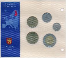 Finnország 1991-1994. 10p-10M (5xklf) "Európa utolsó pénzei" vákuumcsomagolt forgalmi szet...