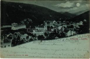 1899 (Vorläufer) Trencsénteplic, Trencianske Teplice; látkép / general view (r)