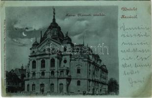 1899 (Vorläufer) Kassa, Kosice; Nemzeti színház. Vitéz A. kiadása / theatre (Rb)