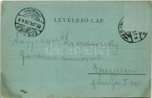 1899 (Vorläufer) Kassa, Kosice; Nemzeti színház. Vitéz A. kiadása / theatre (Rb)