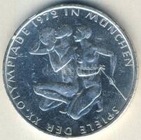 NSZK 1972D 10M Ag "Olimpia-játékosok" T:2 ph