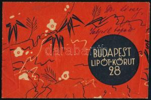 Kerpel Patika Budapest Lipót krt. 28. receptboríték, szakadással