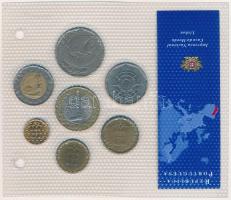 Portugália 1986-1997. 1Esc-200Esc (7xklf) "Európa utolsó pénzei" vákuumcsomagolt forgalmi ...