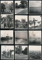 1929 Anglia, Jamboree, 19 db fotó, 4×6 és 6×5,5 cm