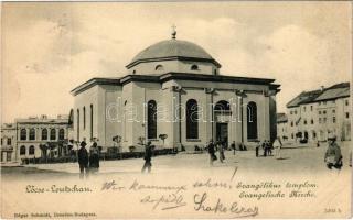 1901 Lőcse, Levoca; Evangélikus templom / Lutheran church