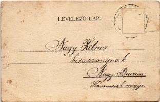 1901 Sepsiszentgyörgy, Sfantu Gheorghe; Vármegyeháza. Benkő Mór kiadása / county hall (b)