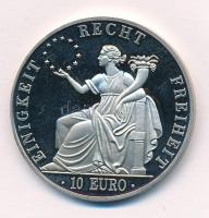 Németország 1996. 10E Egység-Jog-Szabadság fantáziaveret T:1 (eredetileg PP) Germany 1996. 10 Euro Unity-Right-Freedom fantasy coin C:UNC (originally PP)