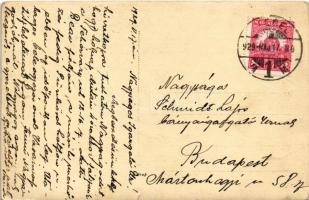 1929 Szeged, Tiszai Regdon fürdő, híd. photo (kis szakadás / small tear)