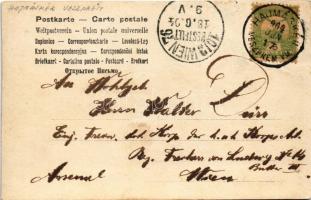 1904 Hajmáskér, látkép. photo (EK)