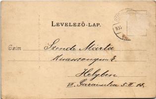 1900 Gödöllő, Királyi kastély. Erdélyi cs. és kir. udvari fényképész felvétele. Divald Károly fényny...