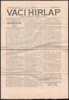 1915, 1916 A Váci Hírlap első, második januári számai