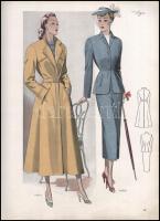 cca 1920-1940 Atelier Sogra bécsi divat cég kiadványa, angol és francia nyelven, 3-17 p. Benne 10 sz...