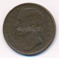 Sarawak 1888 1c Cu "Charles V. Brooke Rajah" T:3 Sarawak 1888 10 Cents Cu "Charles V. Brooke Rajah" C:F Krause KM# 6