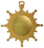 Franciaország DN "Polgári Csillag" aranyozott, zománcozott kitüntetés mellszalag nélkül T:...