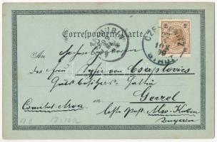 1899 (Vorläufer) Chernivtsi, Czernowitz, Cernauti, Csernyivci; Austria Denkmal, Jesuiten Kirche, Pos...