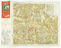 1930 Kirándulók térképe 8. Karancs és a Medves térképe, 1:40000, Magyar Királyi Állami Térképészeti Intézet, 51×46 cm