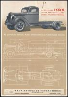 1939 Ford tehergépkocsik, az egységes alvázú Ford tehergépkocsi, kinyitható szórólap, hajtott
