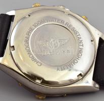 Breitling REPLIKA férfi karóra, quartz szerkezettel, analóg kijelzős, flyback kronográf funkcióval, ...