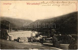 1899 (Vorläufer) Korenov, Bad Wurzelsdorf; Isergebirge / factory (Rb)